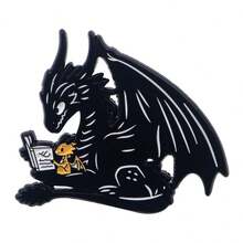 Cute Black Dragon Enamel Pin Lapel Pins Badges On Backpack Women's Brooch Clothes Gift Jewelry Fashion Accessories - NR11917 - View 6