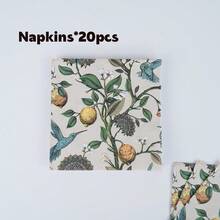 7inch 9inch Disposable Paper Party Plates, 6-48 Servings, 12pcs/Set 24pcs/Set 48pcs/Set, Daffodil Pattern, Birthday Supplies, Picnic Supplies, Camping Supplies, Wedding Supplies, Company Team Building Supplies, Party Gathering Plates, Disposable Party Tableware - 彩色 - 查看 12