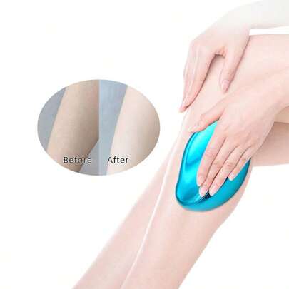 Máy triệt lông nano thủy tinh, triệt lông thủ công không đau, tẩy tế bào chết, không gây kích ứng.