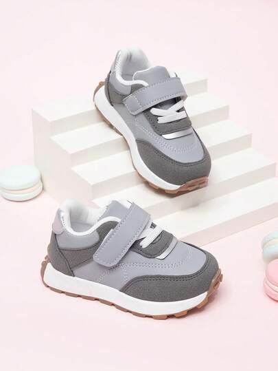 2026 Spring/Autumn Kids Casual Hook And Loop Sports Shoes, Soft Sole Sneakers For Toddlers & Little Children