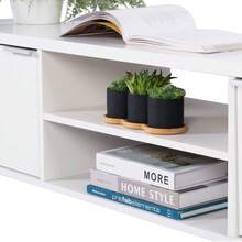 MADESA Television Stands & Entertainment Centers - White - View 6