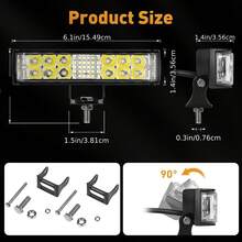 6英寸LED灯条侧发光LED工作灯越野灯LED聚光灯，DC12V-DC24V - 6inch led 光 bar STPPH001102 - 查看 10