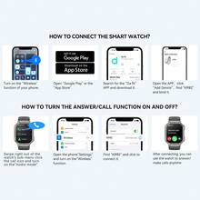 Hwagol Smart Watch (Answer/Call) 2.01 Inch (Approx. 5cm) HD Display, Men's Smart Watch, Fitness Tracker, 100+ Sports Modes, Sleep Monitor, Pedometer, For Android IOS, 650mAh Big Battery - Black - View 11