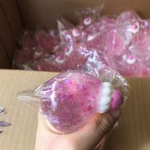 1pc Jelly Texture Mini Cake Squishy Toy, TPR Elastic Squeeze Stress Relief Toy, Ultimate Relaxation Tool For Adults - Multicolor - View 3