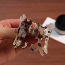 New Arrival Exquisite Cat Hairpin With Rhinestone Edge, Animal Hair Clip, Hair Claw With Rhinestone, Cute Acetate Fiber Hair Clip With Rhinestone Cat Hair Claw Clip, Cat Hair Clip, Cat Hair Claw Clip For Women And Girls - Multicolor - View 3