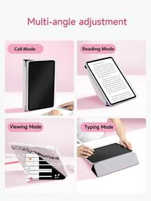 1个钢琴键盘和音符图案，全新Y型折叠设计，多角度平板电脑保护套，兼容10.2英寸（2021/2020款）第十/九/八代（A16）三星Galaxy Tab A8，11英寸（2025款）第十一代（A16）三星Galaxy Tab A8，10.5英寸（2022款）三星Galaxy Tab A8，带笔槽，支持自动休眠/唤醒 - 彩色 - 查看 6