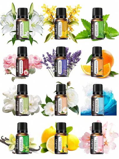 10ml Aromatherapy Oil Essential Natural Oils For DIY Aromath Plaster Ornament Scented Candle Soap Humidifier Floral Essential Oil