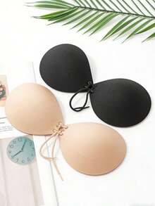 2/1pc Invisible Push-Up Bra, Round Drawstring Invisible Bra, Reusable, Suitable For Various Occasions. - Multicolor - View 6