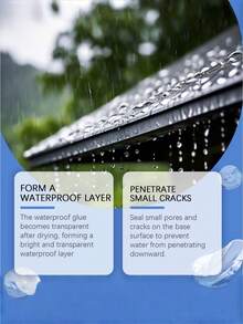 透明防水密封胶，速干隐形密封胶，适用于建筑工地和家庭使用 - A - 查看 5