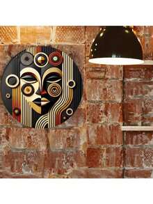 1 tấm biển kim loại tròn kiểu cổ điển, trang trí nội thất và ngoại thất theo phong cách retro cho nhà cửa, sân vườn, phòng giải trí, gara, món quà lý tưởng cho lễ tân gia hoặc các dịp lễ. - Nhiều màu - Xem 2