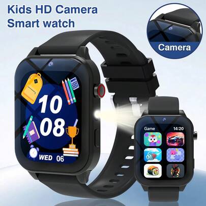 Nuevo reloj inteligente para niños, reloj de juegos para niños, chip de ultra bajo consumo, con funciones de podómetro, alarma recordatoria, conteo de pasos, cronómetro, linterna, calculadora, juegos, cámara, regalo