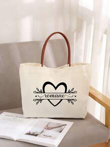 Personalized Burlap Tote Bag,Personalized Bridesmaid Proposal Bags,Beach Tote Bag,Bridesmaid Beach Gift, Bachelorette Party Bag,Bridesmaid Proposal Gift - Multicolor - View 5