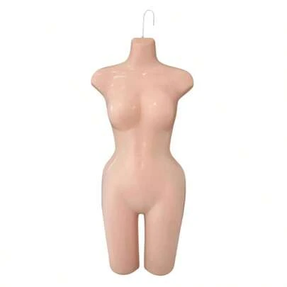 Maniquí Dama Pierna Larga Tipo Busto Completo | Maniquí Exhibidor Femenino con Pierna Larga Disponible en 4 Colores Blanco, Negro, Beige y Plata, Ideal para Vestidos, Pantalones, Lencería, Ropa Interior, Trajes de Baño y Exhibición Profesional en Tiendas, Boutiques y Escaparates