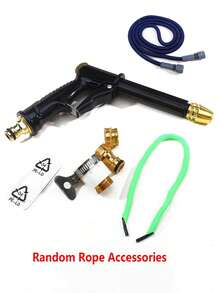 (Rope And Accessories Randomly) 1Pc/1Set Adjustable High Pressure Washer Gun Patterns Car Wash Machine Garden Watering Hose Nozzle Sprinkler Universal Car Washing Kit - Multicolor - View 10