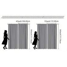 Spring Floral Landscape Curtains Vibrant Yellow Daffodils & Blooming Trees Design Light Filtering Rod Pocket Style For Bedroom & Living Spaces Decorative Window  Room Accent 2PC 2D Flat Window Curtains&Drapes 42*84in/52*84in Rod Pocket Design Rod Not Included Bright Daffodil Pattern Adds Cheerful Spring Vibe To Any Room - 2PC - 查看 3