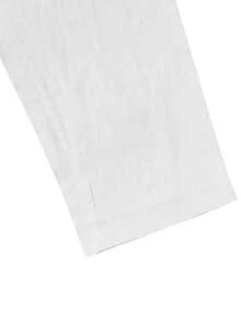 Quần dài nam bằng vải lanh, kiểu dáng thường ngày Mỹ, thích hợp cho mùa xuân/hè. - trắng - Xem 10