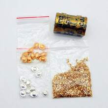 娃娃屋迷你金币和金条宝藏，珠宝盒娃娃屋配件装饰 - 彩色 - 查看 8