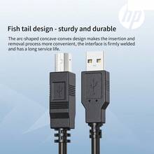 HP USB A 转 USB B 2.0 数据线，即插即用打印机数据线，适用于打印机、扫描仪、传真机、多功能一体机，经久耐用，打印清晰。 - 黑色 - 查看 9