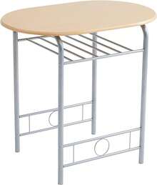 Mcc Direct Dining Table And Chairs Set Metal Wood Effect Kitchen Table Dining Chairs Barley - Natural Color - View 5