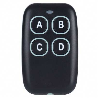 AKK200803 433MHz 4Key Learning Remote Control Fob Portable Universal Wireless Remote Control Fob for Car Garage Door