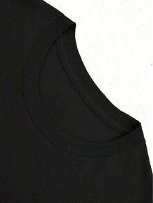 100% Cotton T-Shirt Women's easter T-Shirt Bunny Heart Pattern Crew Neck T-Shirt - Soft Breathable Casual Short Sleeve Top Tee For adult, Men, Women, Teen, Teenager, adolescent, Youth - Noir - Voir 5