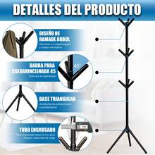 Coat Rack - Zwart - Bekijken 3