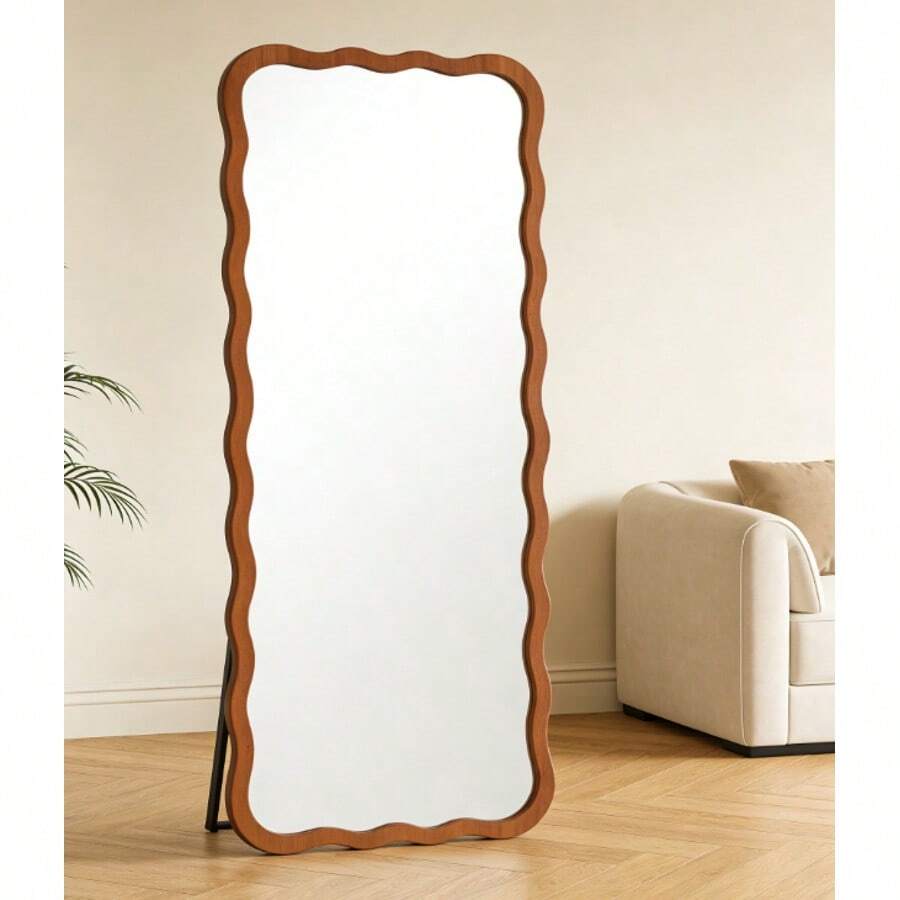 5 Styles Available, 160 X 60cm Full Length Floor Mirror / Random Color Decorative Mirror / Wall Mounted & Standing Dressing Mirror (Random Color) - B - View 1