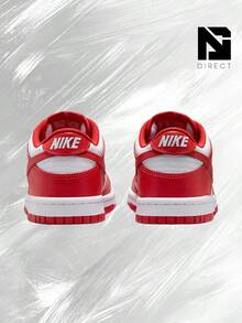 Dunk Low White University Red (GS)– Women's Lifestyle Sneakers – Shose For Woman-Vintage-Spring & Summer-Inspired Running Shoes, Shock-Absorbing Comfort, Gym To Streetwear Casual Wear-Mother's Day Gifts-Father's Day Gift– FB9109 119 - White/University Red - 查看 4
