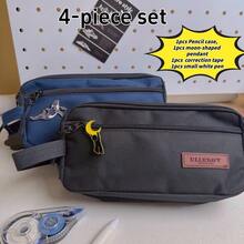 1pc Large Capacity 3-Layer Pencil Case, Multi-Functional Pencil Pouch, Elementary Student Pencil Bag, Storage Bag,Stationery - 3-layer Pencil Case - View 15