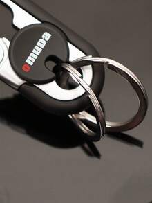 1个不锈钢钥匙链，创意汽车钥匙配件，双环钥匙扣，防丢钥匙链，通用汽车钥匙圈吊坠 - A - 查看 6