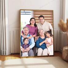 1幅定制照片墙艺术帆布画，个性化家居和办公室装饰，适用于卧室、客厅、餐厅、季节性展示、家庭肖像艺术以及动漫/游戏风格的家庭肖像画。采用帆布材质，是各种节日的独特礼物。 - 彩色 - 查看 6