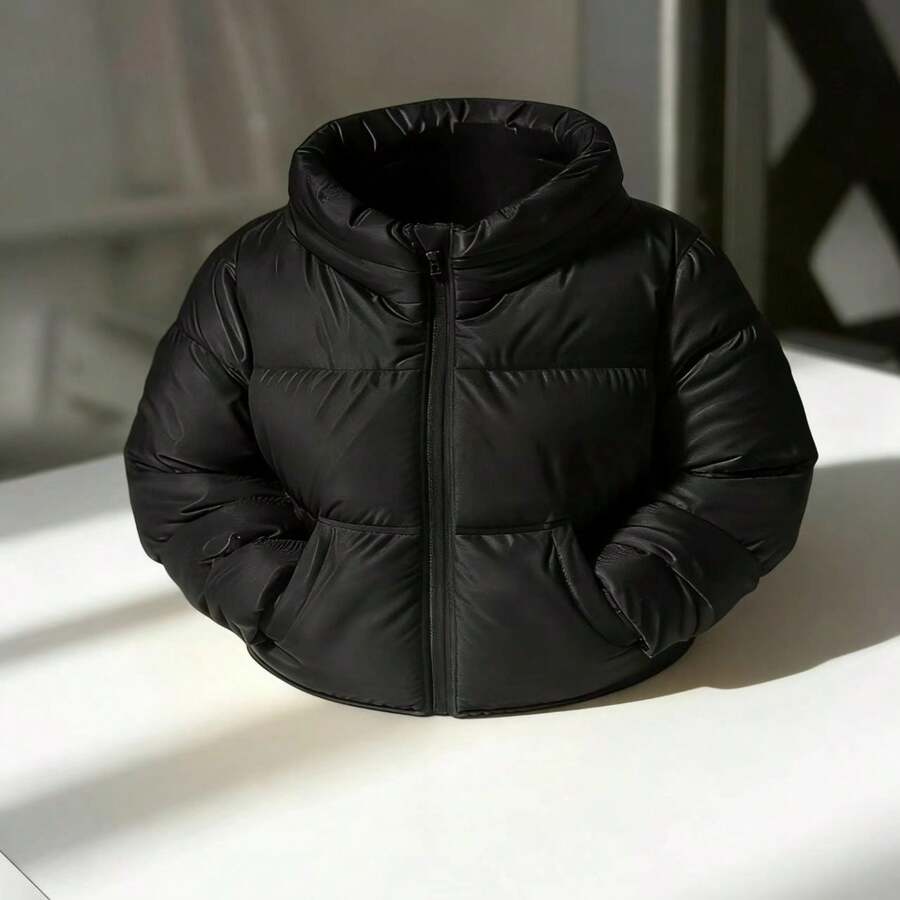 Giá đựng bút in 3D hình áo khoác lông vũ, đồ trang trí bàn làm việc mini dễ thương, phụ kiện gia đình, hộp đựng văn phòng phẩm, thích hợp cho Lễ Tạ ơn, Giáng sinh, Ngày Valentine. - đen - Xem 1