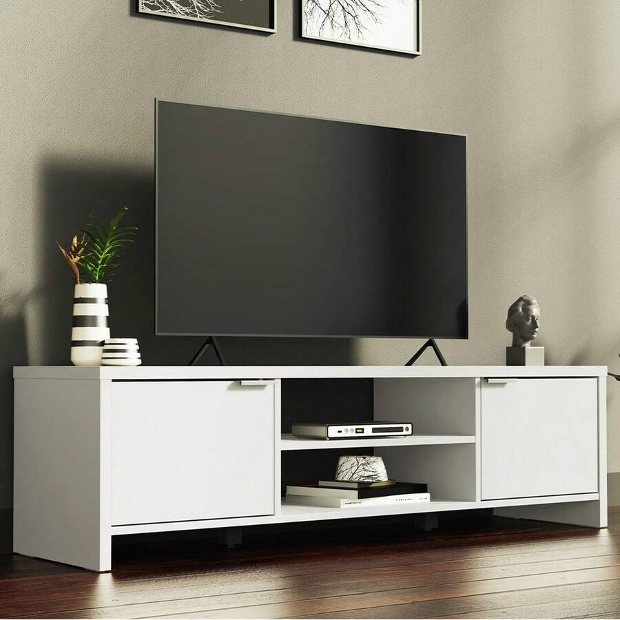 MADESA Television Stands & Entertainment Centers - White - View 1