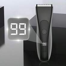 Multifunktions-Körperhaartrimmer, geeignet zum Trimmen der Körperhaare, Typ-C-Aufladung, digitale Anzeige, praktisch und einfach zu bedienen, geeignet für den Eigengebrauch oder als Geschenk, Akkukapazität 500mAh - Schwarz - Übersicht 10