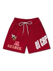 Men's Statement Print Shorts Fashion Designer Patterned Casual Daily Wear Shorts - 彩色 - 查看 1