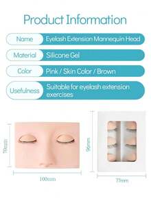 SONG LASHES Đầu ma-nơ-canh Song Lash để thực hành nối mi, dụng cụ trang điểm, đồ dùng mỹ phẩm. - Nhiều màu - Xem 3