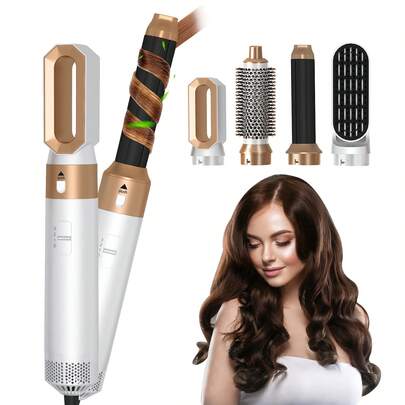 5-In-1 Hair Straightener & Curler With Smart Temperature Control, Creates Smooth, Voluminous, And Healthy Hairstyles