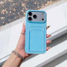 The New Two-In-One Jelly Card Holder Phone Case Is Compatible With Phone 17 Pro Max/17 Pro/17/16 Pro Max/16 Pro/16/16 Plus/15/15 Pro Max/15 Pro/15 Plus/14 Pro Max/14 Pro/14 Plus/14/13 Pro/13 Pro Max/13/12 Pro/12 Pro Max/12/11. - Yellow - View 4
