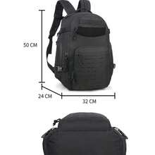 45L Capacity Tactical Backpack With Molle System, Heavy Duty Material, Durable Tactical Backpack For Hiking, Travel, Camping - Army Green - View 4