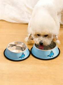 不锈钢宠物碗，防滑可叠放式食物和水碗，适用于小型/中型/大型犬猫及幼犬 - 大號 - 查看 3