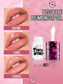 MISSLYN-3件套 透亮唇彩套装，唇油，丰唇油，闪粉唇油，亮泽唇油，能量唇油，大胆风格唇油，豹纹唇油，惊艳唇妆，闪亮唇油，不粘腻唇油，高保湿唇油，吸睛唇彩，闪亮唇油，焕彩唇油，派对唇油，大胆润唇膏，个性唇部护理 - #Set 1 - 查看 4