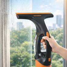 DOVAMAN Cordless Window Vacuum, 30 Min Runtime, 280mm Suction Nozzle, Spray Bottle With 2 Microfiber Cloths, 150ml Water Tank, 700g Lightweight Window Cleaner - 黑色 - 查看 2