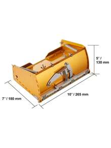 Drywall Flat Box, 10-Inch Wide Quick Clean, Aluminum Finishing Mud Box For Plasterboard, Wallboard, Sheetrock, Bonus Mudguard, Extra 2 Stainless Steel Blades (10/12-Inch) - one-size - View 12