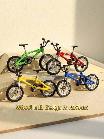 POKOJA LAND 1pc Dollhouse Mini Finger Bicycle, Energetic Pedal Car, Finger Toy Skateboard Model, Sleeve Scene BJD Prop, Fashionable Miniature Pedal Car, Miniature Home Scene, Realistic Bicycle, Miniature Home Scene, Prop Matching Decoration, Can Be Combined With Small Statues, Pirate Ship, Pacific Rim Mecha, Torre Ramos Statues, Caganer Statues, Lladro Statues To Build Miniature Scenes For Photography.