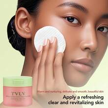 100Pcs Skincare Toner Pads With Centella Asiatica Niacinamide Cleansing Cotton Pads Deep Hydrating Moisturizing Toner Cotton Pads For All Skin Types Improve Fine Lines Calming Sensitive Skin Face Pads Fades Blemishes & Spots Improve Uneven Skin Tone - 粉色 - 查看 2