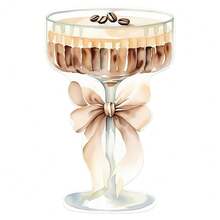4ft Large Espresso Martini Bow Cardboard A Tini Bit Older Birthday Cutout Stand Martini Coffee Backdrop Decorations For Bar Women Bachelorette Bridal Shower Party Decor - 濃縮咖啡 - 查看 10