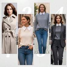 Valentine's DayDetacable Fake Collar W Collar Sirt  Women - Ent F Collars Wit Pointed Design - As Pic - View 8