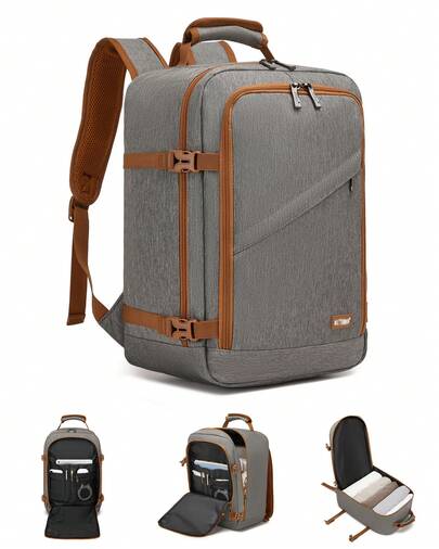 Cabin Bag 40x20x25cm Ryanair Underseat Backpack Waterproof Travel Rucksack Hand Luggage 20L Lightweight Business Work Gym College Laptop Daypack For Men Women