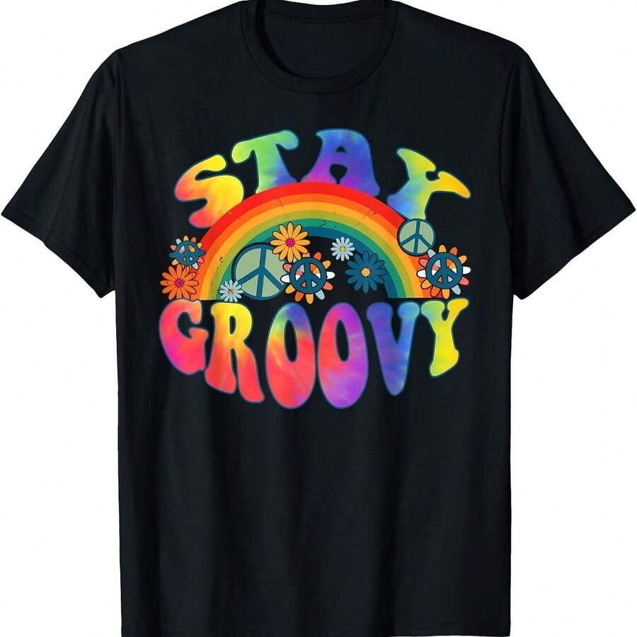 Printed Casual Relaxed Fit Short Sve Crew Neck T-Shirt Wo's - Grey - View 1