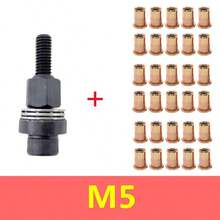 30pcs Rivet Nut Tool Kit - Alloy Steel, M3, M5, M8 Industrial Rivet Nut Setter Tool Set, Manual Rivet Gun Tool | Rivet Pliers, Suitable For Home DIY, Furniture, Automotive Repair And Metal Fabrication Projects, Men's Tools, DIY Tools, Multifunctional Tools - Multicolor - View 15